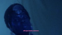 an image of a woman in a blue light